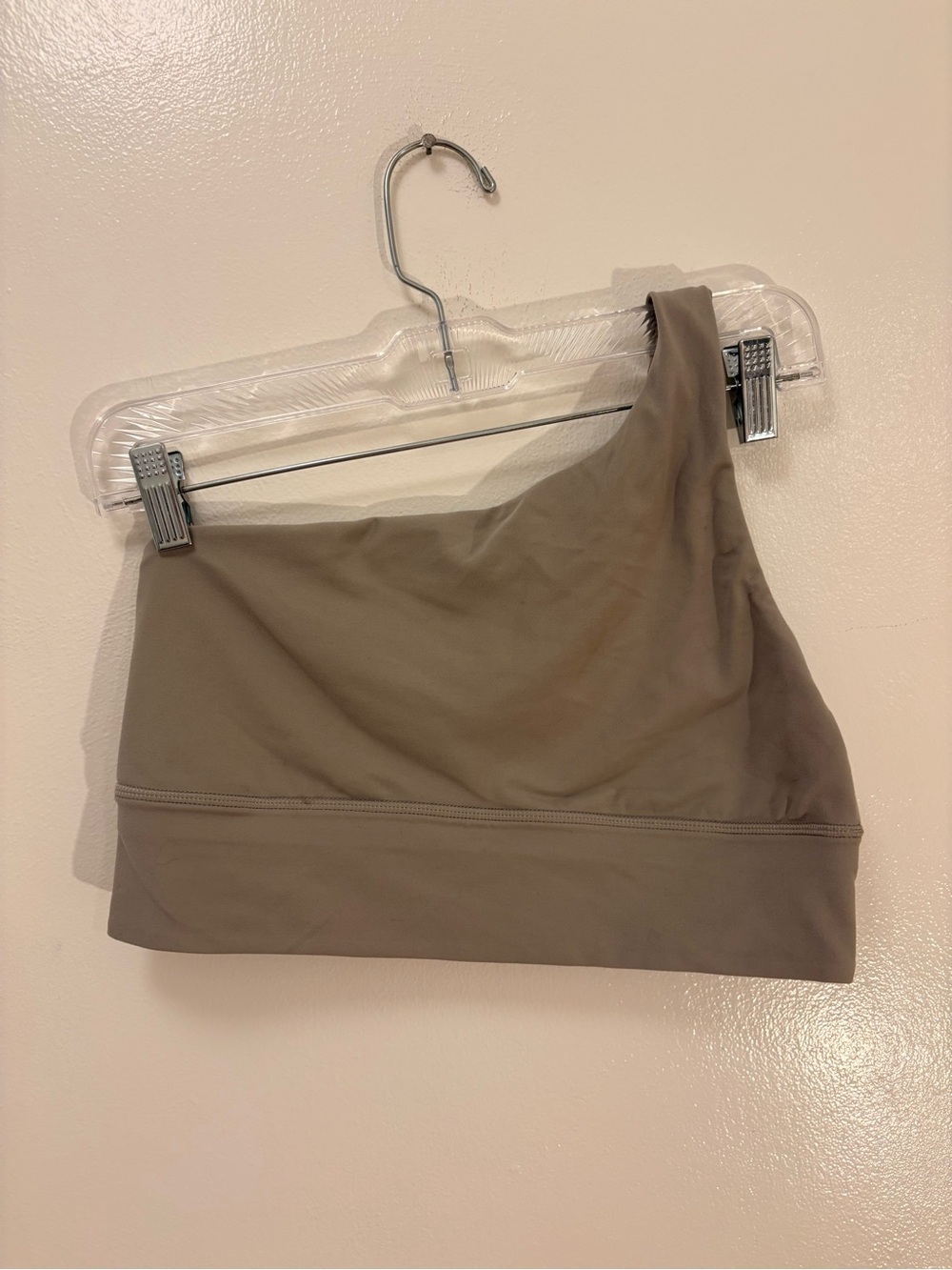 Lululemon One-Shoulder Athletic bra Grey size 10